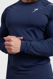 Bare Nylon Fullsleeves T-shirt Navy by Fuaark Nz