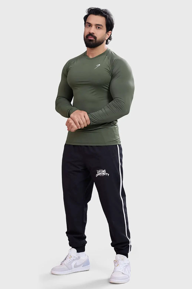 Bare Nylon Fullsleeves T-shirt Olive by Fuaark Nz