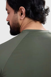 Bare Nylon Fullsleeves T-shirt Olive by Fuaark Nz