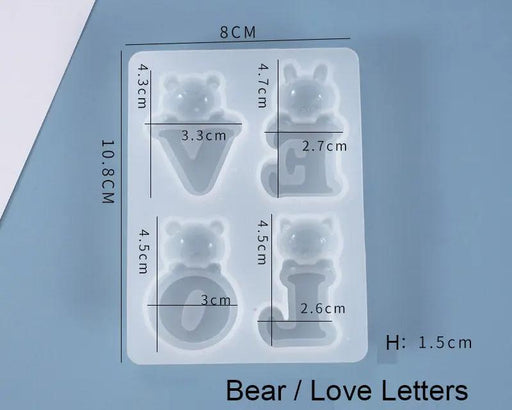 Mickey Mouse Bear Moulds by Resin Art NZ