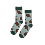 Save the Beavers Bamboo Socks by Barekind NZ