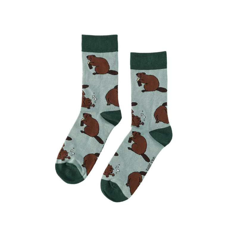 Save the Beavers Bamboo Socks by Barekind NZ