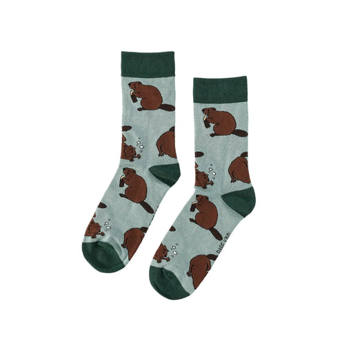 Save the Beavers Bamboo Socks by Barekind NZ