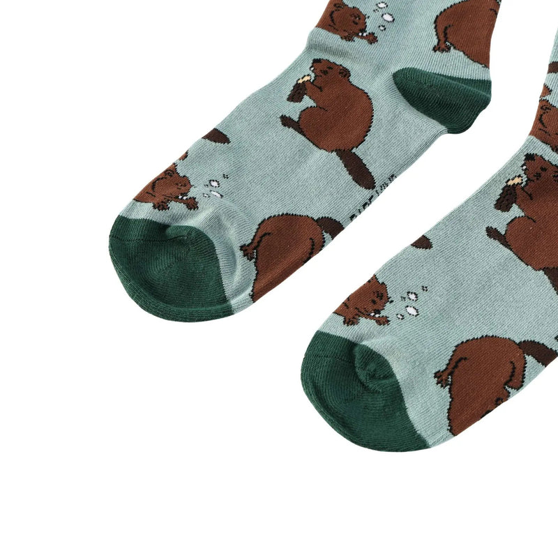 Save the Beavers Bamboo Socks by Barekind NZ