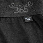 Merino 365 NZ Underwear Men's Boxer Brief - 100% Merino Wool, Black Merino 365 NZ Men’s Boxer Brief 100 Percent Merino Wool