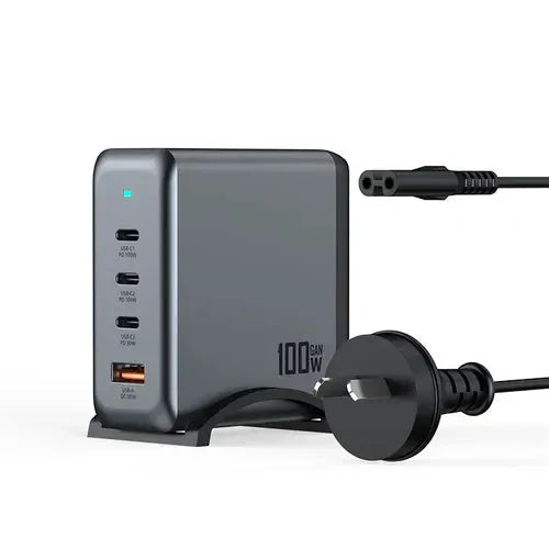 100W 4-Port PD GaN Ultra Fast Desktop Charging Station by BroDeals
