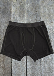 Merino 365 NZ Underwear Men's Boxer Brief - 100% Merino Wool, Black Merino 365 NZ Men’s Boxer Brief 100 Percent Merino Wool