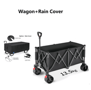 ECOTREK Heavy Duty Collapsible Trolley,Wagon Cart – Extra Large 260L, All-Terrain Wheels LJ1113 Heavy Duty Collapsible Trolley,Wagon Cart – Extra Large 260L, All-Terrain Wheels LJ1113