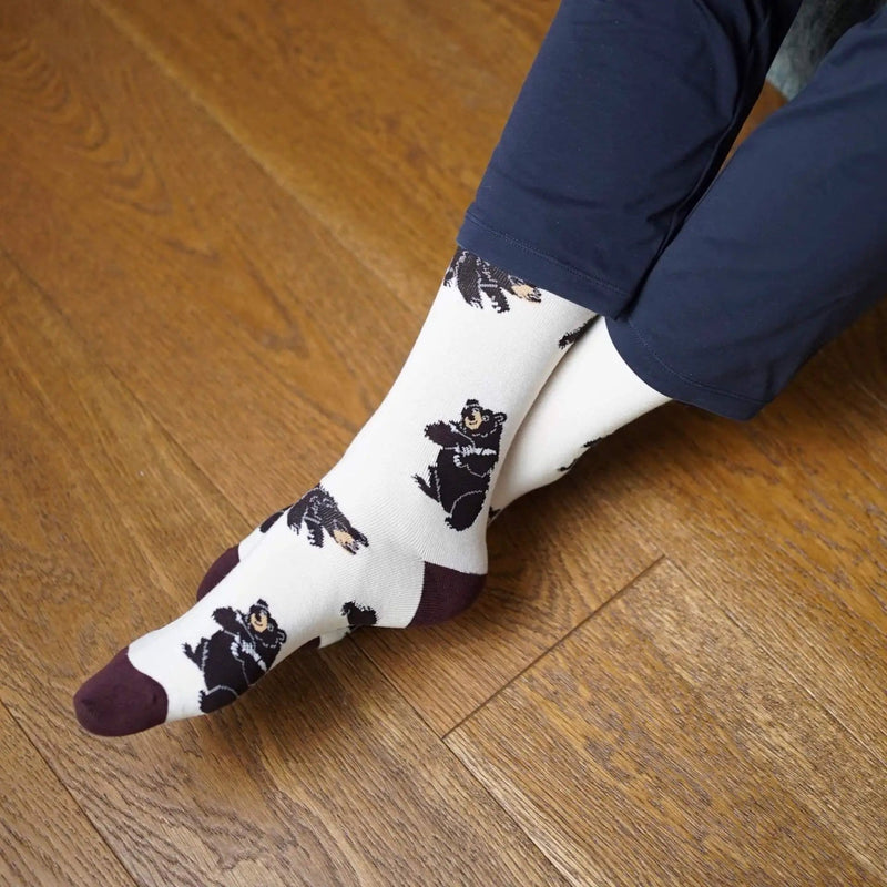 Barekind NZ Socks Save the Black Bear Bamboo Socks Save the Black Bear Bamboo Socks