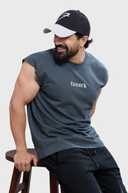 Blackout Capsleeves Tank Dark Grey by Fuaark Nz