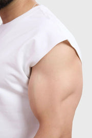Blackout Capsleeves Tank White by Fuaark Nz