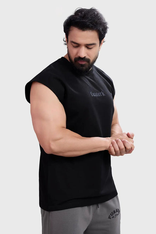 Blackout Capsleeves Tank Black by Fuaark Nz