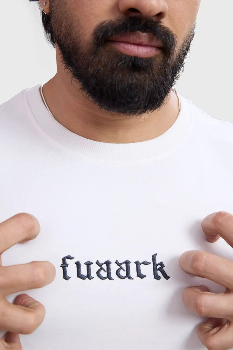 Blackout Capsleeves Tank White by Fuaark Nz