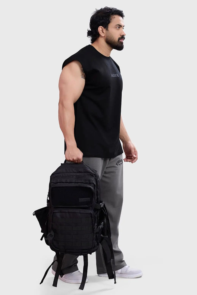 Blackout Capsleeves Tank Black by Fuaark Nz