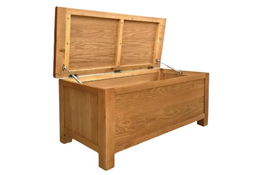 BroDeals Blanket Box Oak Blanket Box Oak Blanket Box