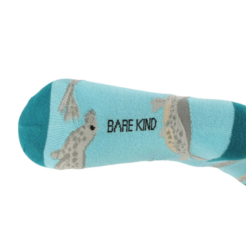 Save the Blue Seals Bamboo Socks by Barekind NZ