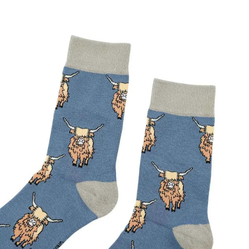 Save the Highland Cow Bamboo Socks by Barekind NZ