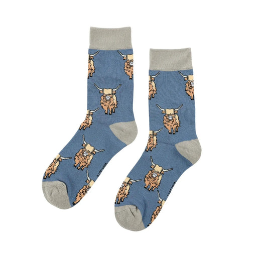 Barekind NZ Socks Save the Highland Cow Bamboo Socks Save the Highland Cow Bamboo Socks