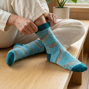 Save the Blue Seals Bamboo Socks by Barekind NZ