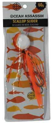 Ocean Assassin Scallop Slider Jig 60G by NZ Diver