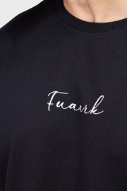Bold Oversized T-shirt Black by Fuaark Nz