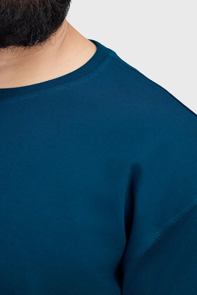 Bold Oversized T-shirt Teal by Fuaark Nz