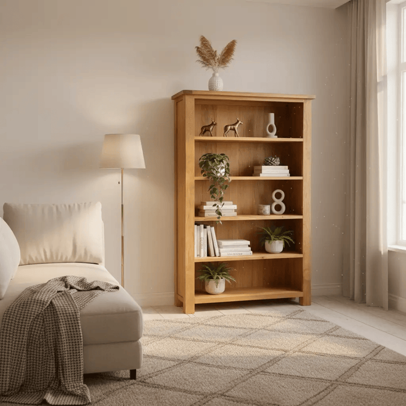 BroDeals Bookcase Oak Bookcase - 1800x900 Oak Bookcase - 1800x900