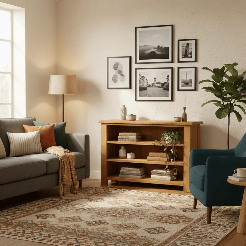 BroDeals Bookcase Oak Bookcase - 900x900 Oak Bookcase - 900x900