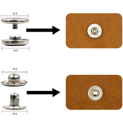 g8buynz g8buynz 120Sets Leather Snaps Button Kit - 0.49 inch Metal Button,6 Color Snap 120Sets Leather Snaps Button Kit - 0.49 inch Metal Button,6 Color Snap