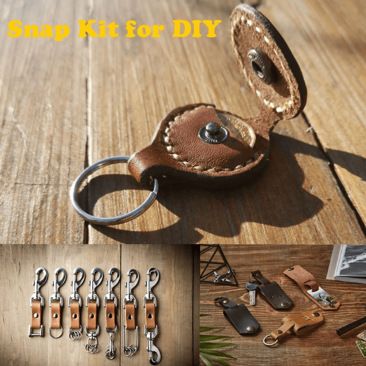 g8buynz g8buynz 120Sets Leather Snaps Button Kit - 0.49 inch Metal Button,6 Color Snap 120Sets Leather Snaps Button Kit - 0.49 inch Metal Button,6 Color Snap