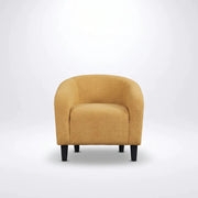 Yaheetech Boucle Club Chair Accent Barrel Chair Boucle Club Chair Accent Barrel Chair