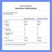 Collagen Powder - Unflavoured 350g by Kiwi Nutrition