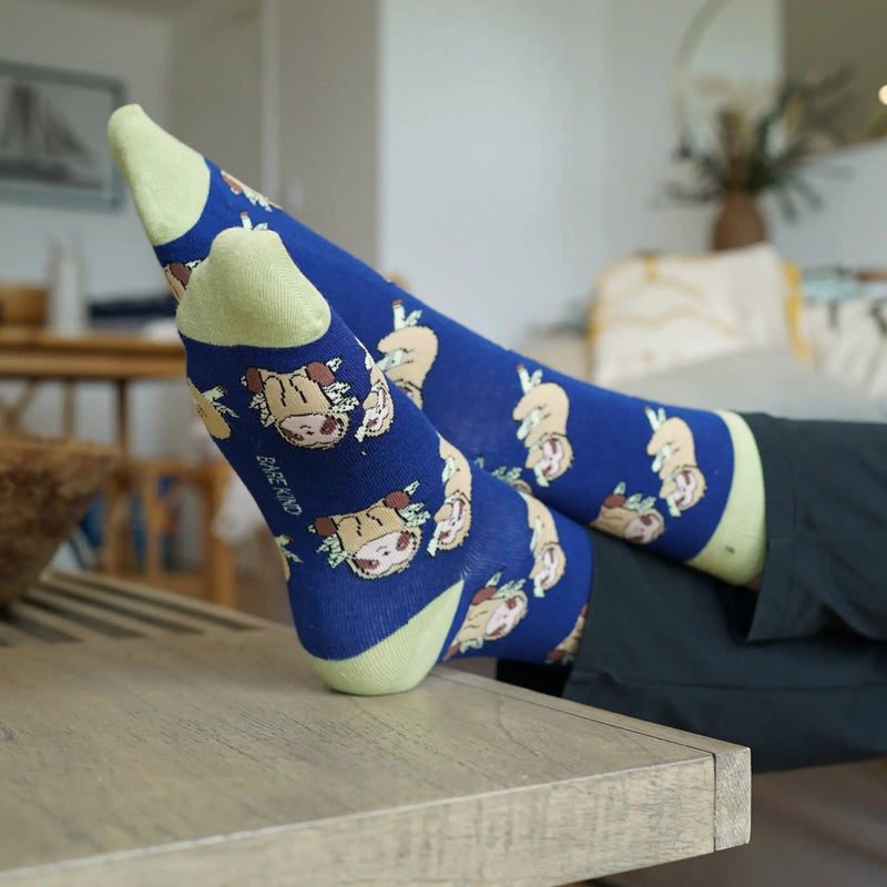 Barekind NZ Socks Save the Blue Sloth Bamboo Socks Save the Blue Sloth Bamboo Socks