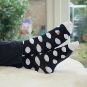 Save the Polka Dot Puffin Bamboo Socks by Barekind NZ