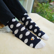 Save the Polka Dot Puffin Bamboo Socks by Barekind NZ