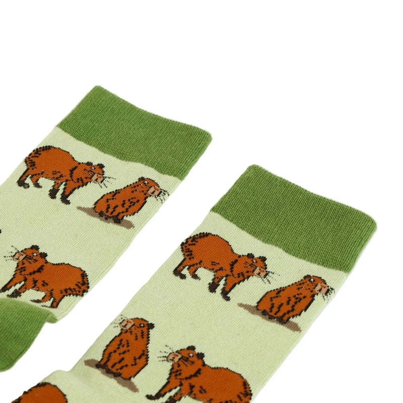 Barekind NZ Socks Save the Green Capybara Bamboo Socks Save the Green Capybara Bamboo Socks