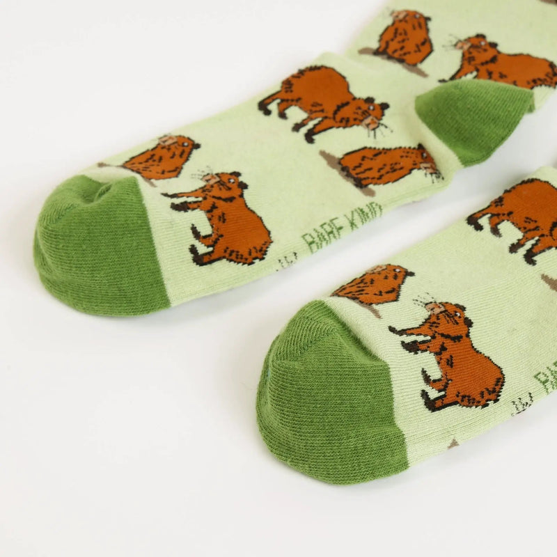 Save the Green Capybara Bamboo Socks by Barekind NZ