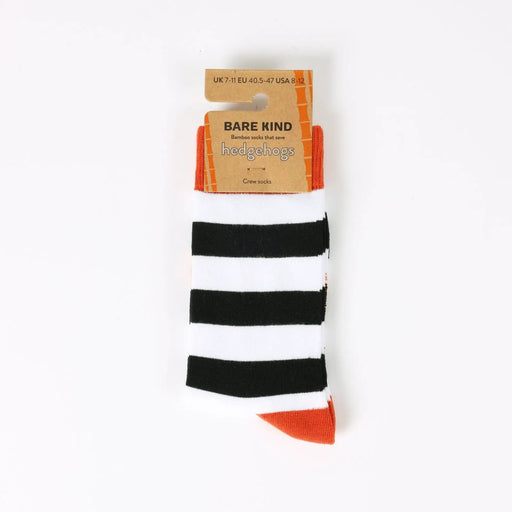 Save the Striped Hedgehog Bamboo Socks by Barekind NZ