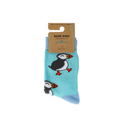 Save the Puffin Bamboo Socks for Kids by Barekind NZ