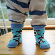 Save the Puffin Bamboo Socks for Kids by Barekind NZ