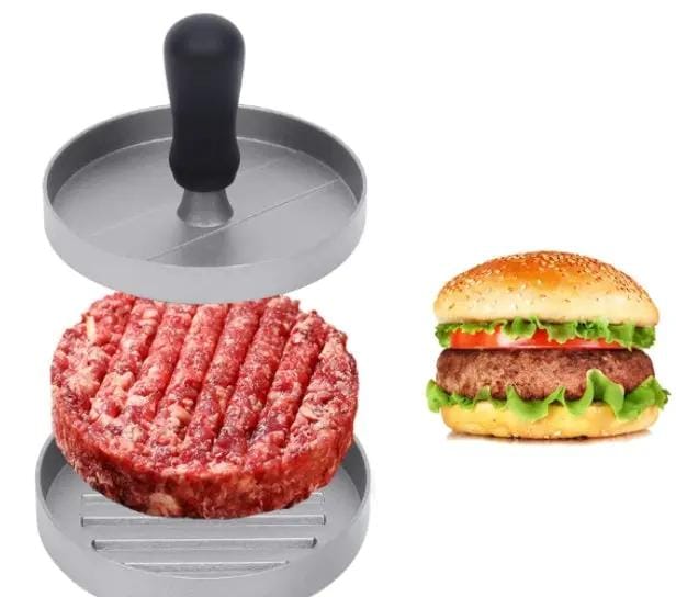 g8buynz Hamburger Press Non-Stick Aluminium Burger Press Patty Maker Hamburger Press Non-Stick Aluminium Burger Press Patty Maker