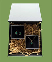 Taimana Kākāriki Gold Set by Tahana Jewellery