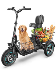 Kiwi eRide Kiwi eRide 3 Wheel Electric Scooter with Seat Gyroor C5 3 Wheel Electric Scooter with Seat Gyroor C5