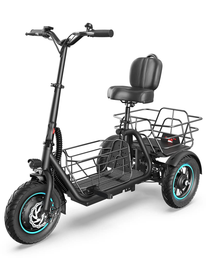 Kiwi eRide Kiwi eRide 3 Wheel Electric Scooter with Seat Gyroor C5 3 Wheel Electric Scooter with Seat Gyroor C5