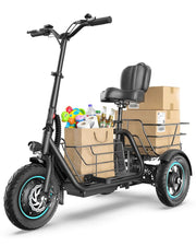 Kiwi eRide Kiwi eRide 3 Wheel Electric Scooter with Seat Gyroor C5 3 Wheel Electric Scooter with Seat Gyroor C5
