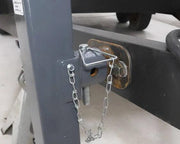 3625kg Square Trailer Jack - Side Mount - 380mm Travel by Trojan