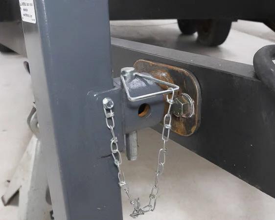 3625kg Square Trailer Jack - Side Mount - 380mm Travel by Trojan