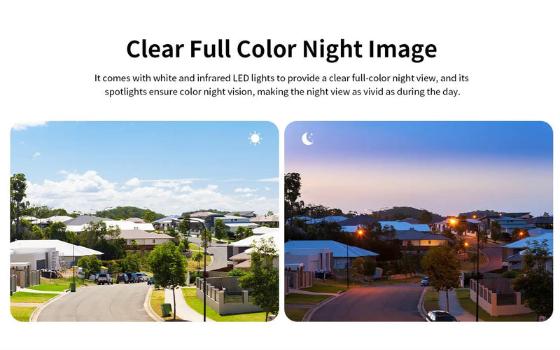 Vstarcam C662DR Security Camera Full Color Night Vision Dual Lens