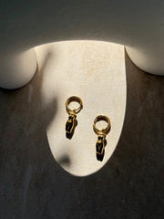 Wāhine Tinana Gold Huggies by Tahana Jewellery