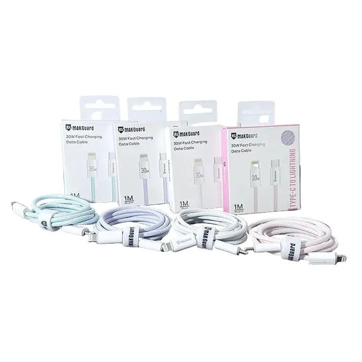 Maxguard 30W Type-C To Lightning Cable (Available in 4 colours) by 9eight5